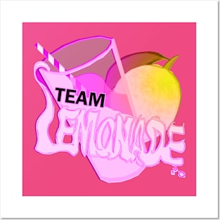 Team Lemonade - Pink - No watermark Posters and Art